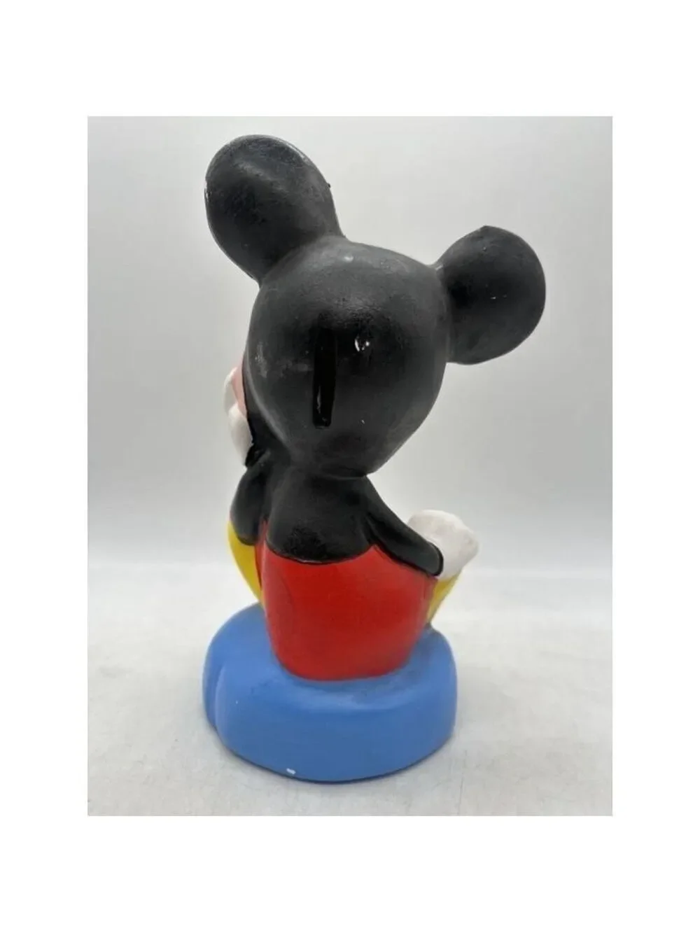 Disney Mickey Mouse Piggy Bank Vintage Ceramic